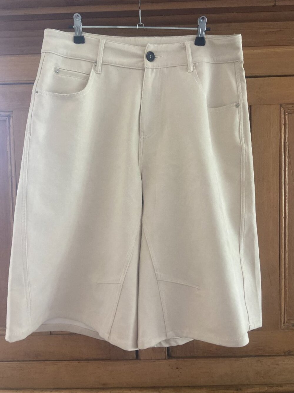 Aaron + Amber Faux Suede Jorts